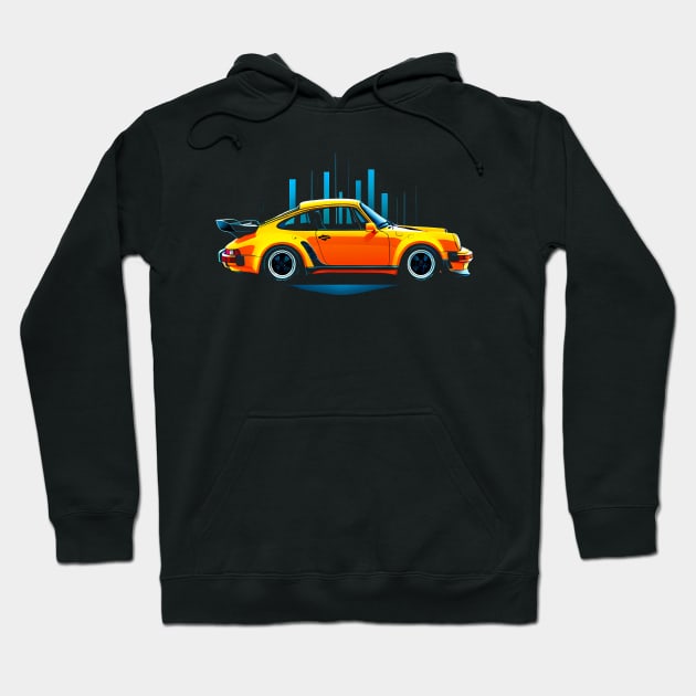 Porsche 930 Turbo Hoodie by TaevasDesign